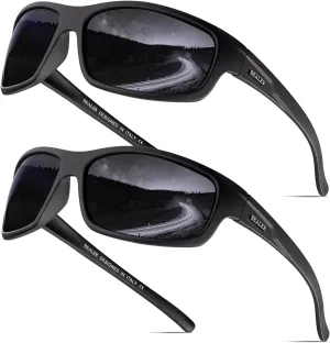 BEALER Polarized Sports Sunglasses for Men Lightweight TR90 Frame Sun Glasses Driving Cycling Fishing UV Protection Shades