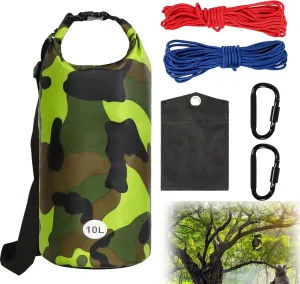 Bear Bag Hanging System 10L Waterproof Bear Bags for Food Backpacking Camping Ultralight Bear Canister for Backpacking Food Bag