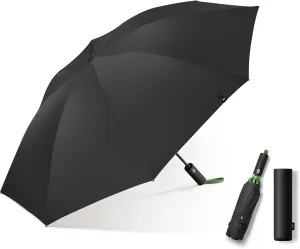 BENEUNDER Travel Compact Umbrellas for Rain - Inverted Reverse Folding - 41in/105cm Heavy Duty Windproof Automatic Umbrellas