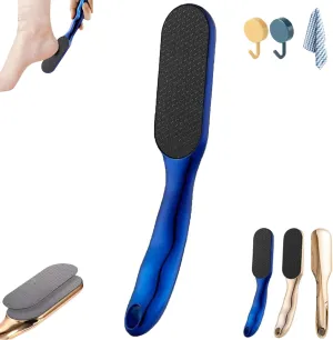 Beyond The Cream Nano Glass Foot File Callus Remover, Veins Grain Foot File Foot Sander Tool, Foot Exfoliate Scrub Pedicure Tool, Foot Razor Scraper for Rough Dead Skin(Blue)