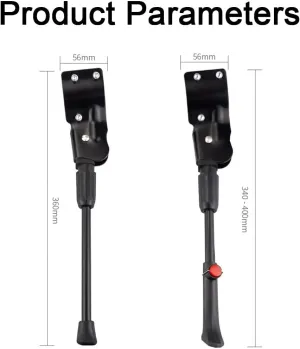 Bike Kickstand for Orbea Occam 2017, Adjustable Bicycle Kickstand, Suit Mountain Bike, Concealed Spring-Loaded Latch, Aluminum Rear Side Bicycle Stand,A