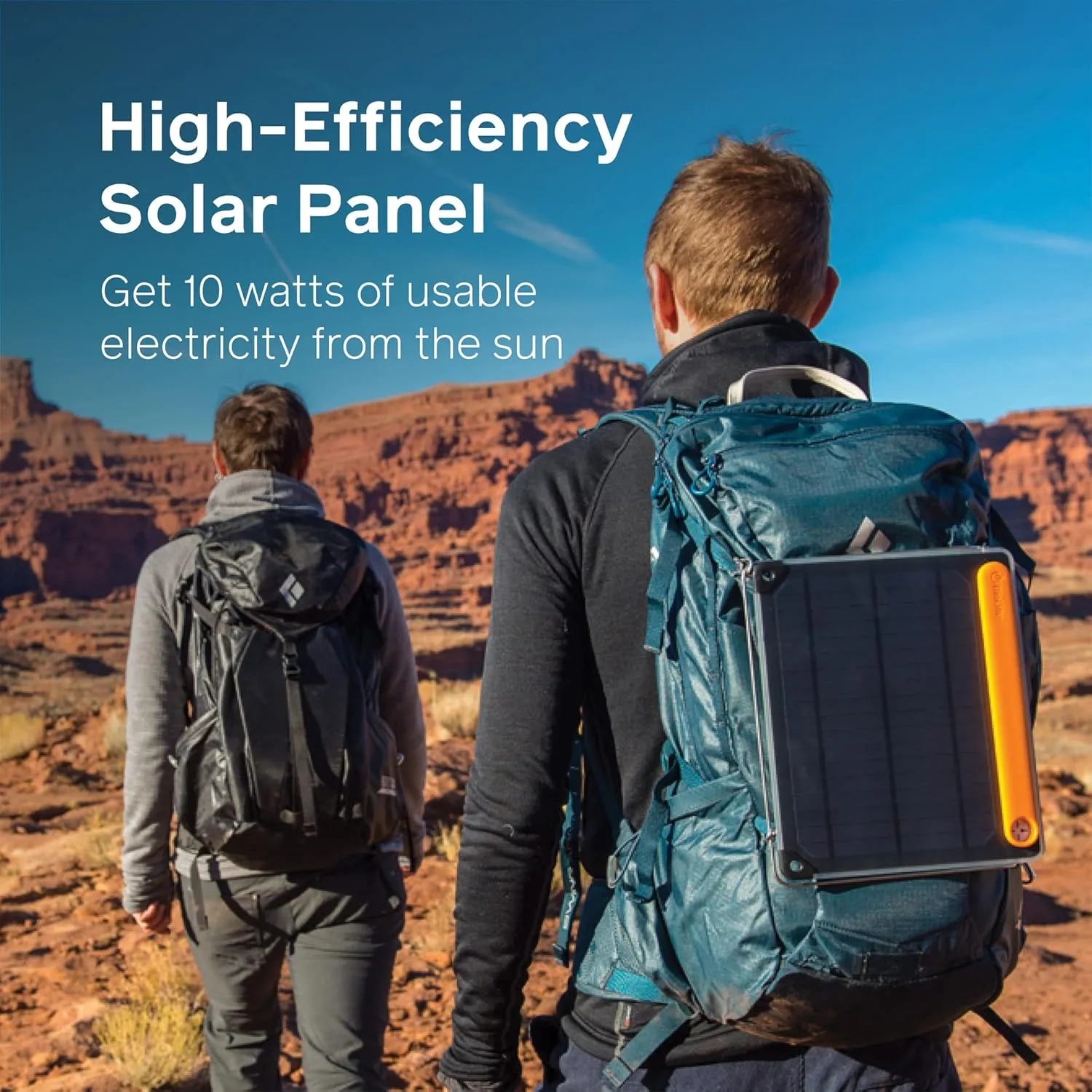 BioLite, SolarPanel 10 , Foldable 10 Watt Solar Panel with 3,200 mAh Battery