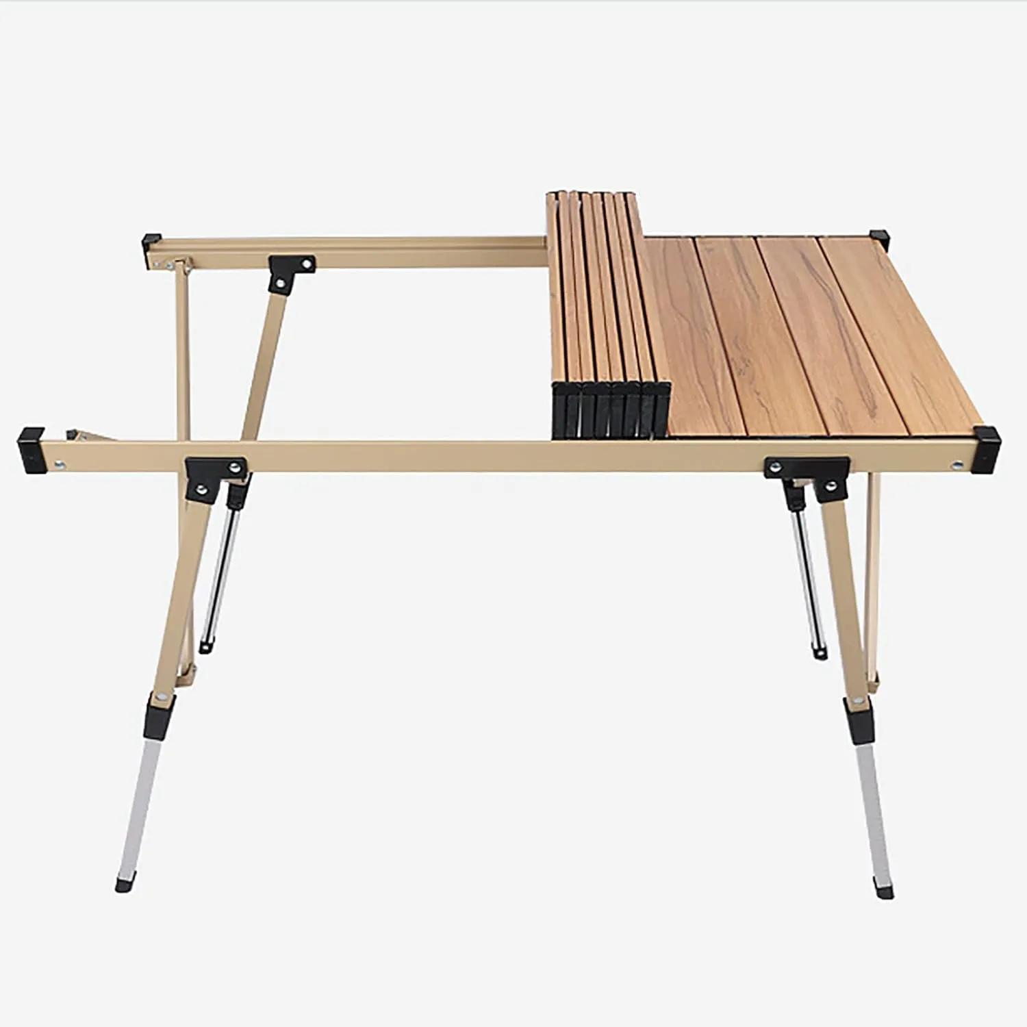 BK&MF Outdoor Folding Table,Portable Aluminum Picnic Camping Table Compact Travel Table Roll-up Table with Carry Bag for Picnic Beach,A,89x49x72cm(35x19x28inch)