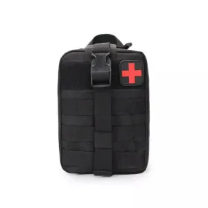 Black Emergency Survival Safety Bag First Aid Kit Tactical Molle Medical Pouch