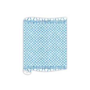 Blue Cane Table Runner