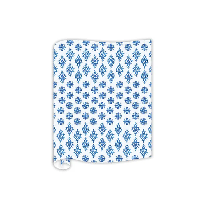 Blue Western Pattern Table Runner