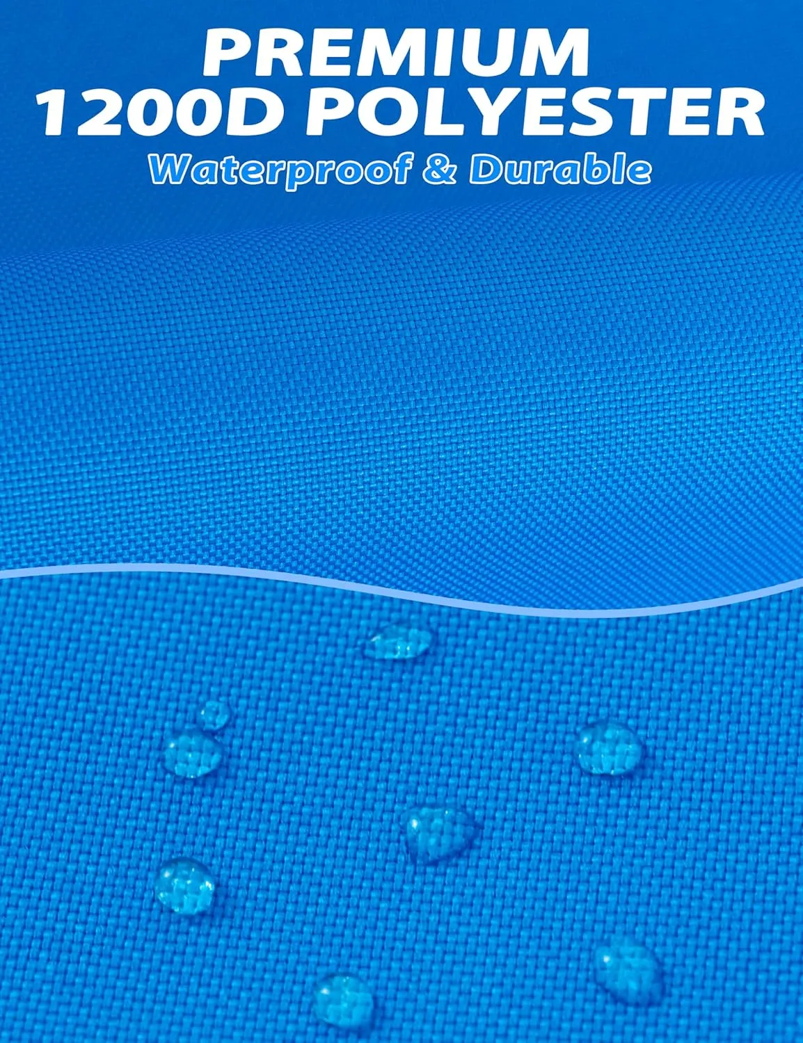 BLUEWING Sunshade for Fishing Boats Shade Canopy Waterproof Durable 1200D Polyester Sun Shade Foldable Umbrella for Protection, 6