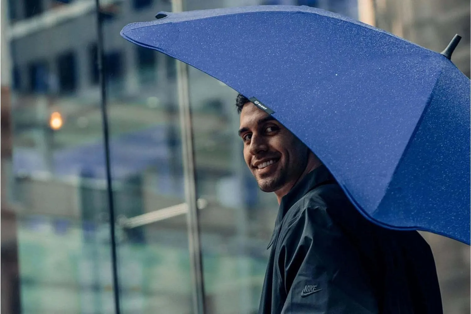 BLUNT Exec Ocean Blue Umbrella - 54" Windproof & Rainproof, Heavy Duty, UV Protection for Travel, Golf & Sports