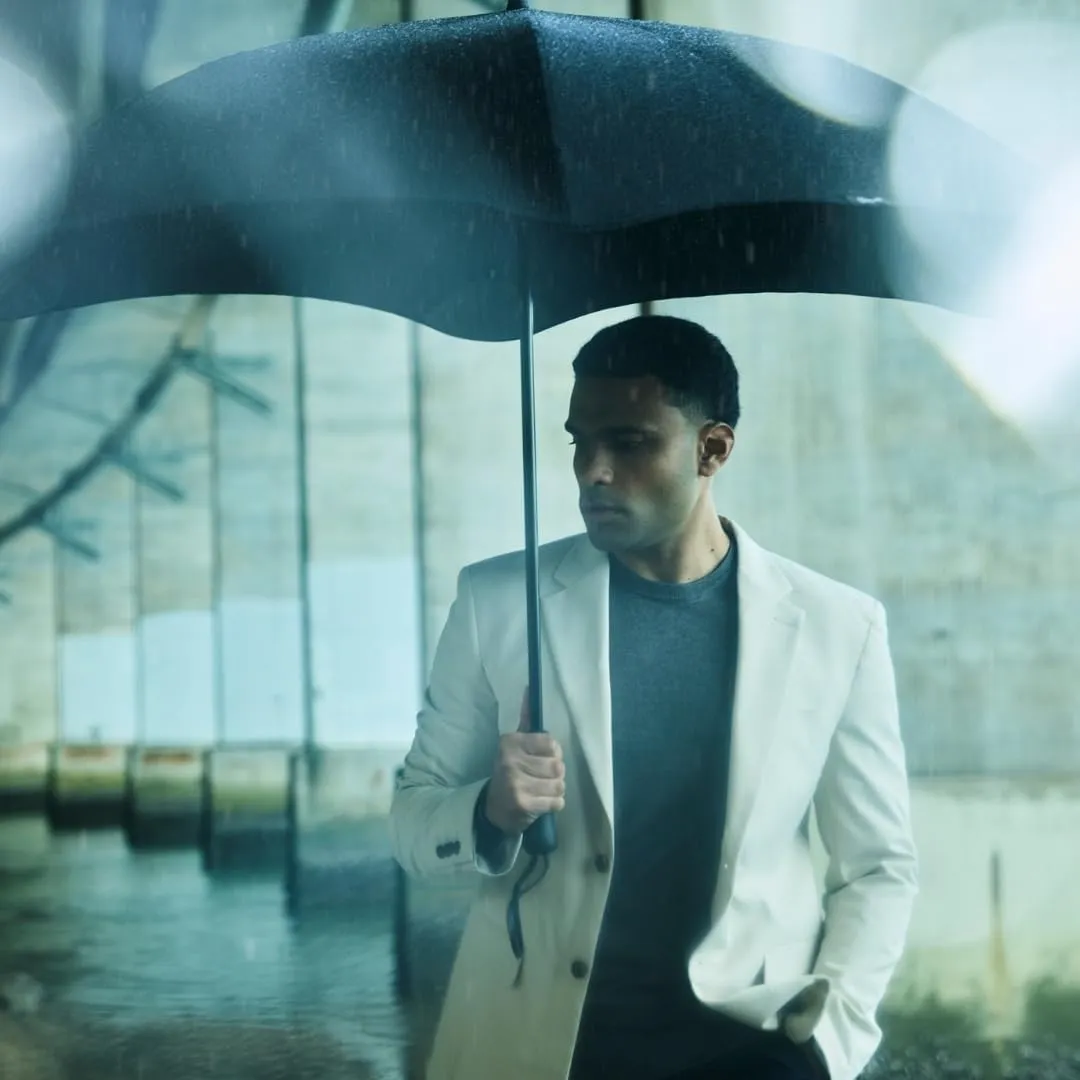 BLUNT Exec Umbrella – 54" Windproof, Large for Wind and Rain, Durable Design for Travel, Golf & Sports, Heavy Duty, UV Protection - Charcoal