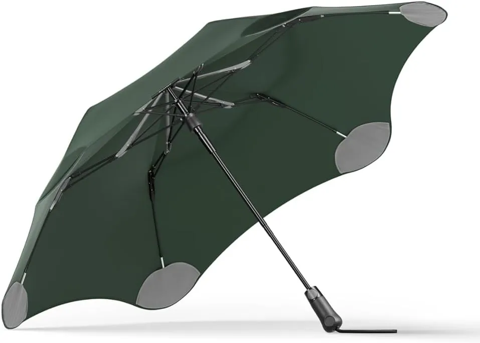 BLUNT Metro Travel Umbrella - 39" Windproof, Compact for Wind and Rain, Portable, Heavy Duty, UV Protection - Green