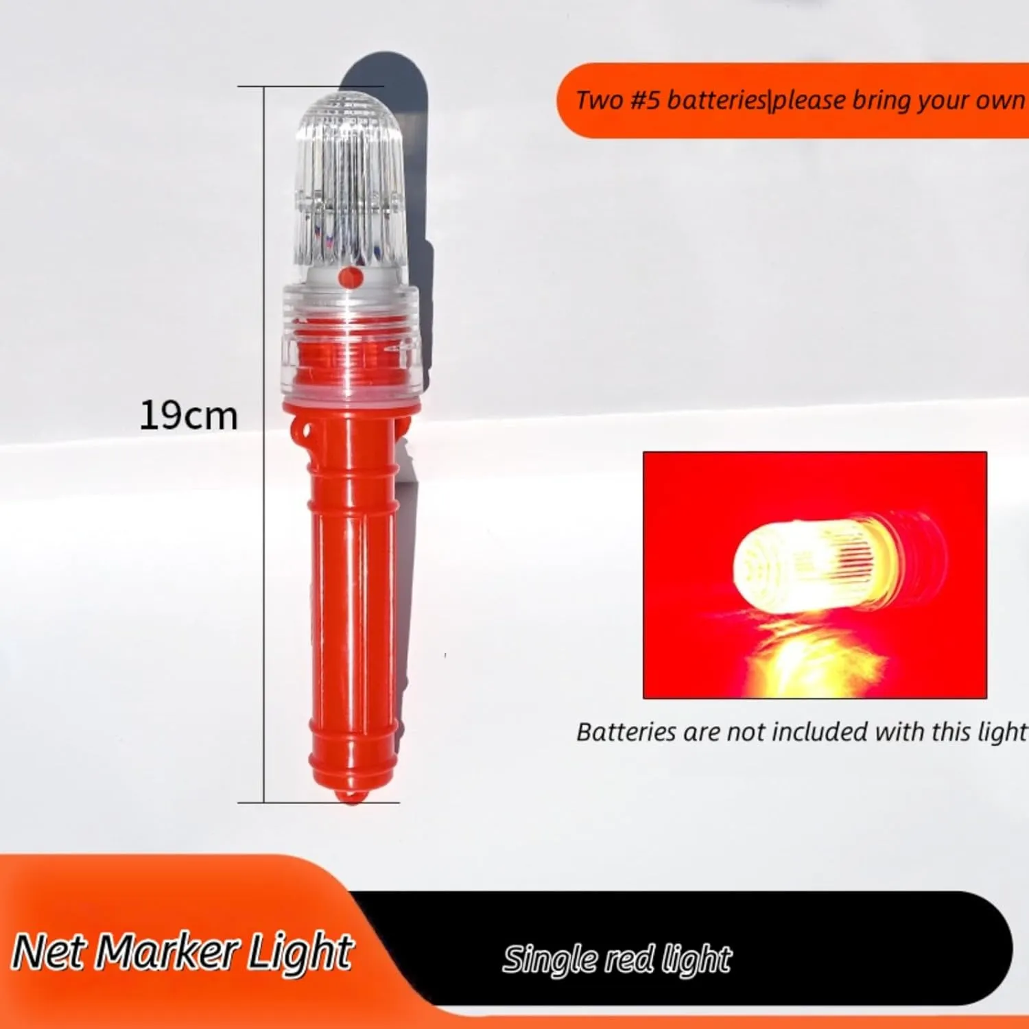 Boat Flares – Waterproof Emergency Flares for Boating, Life Rafts & Survival Kits，Durable Flares for Storm, Fog & Night，Battery not Included (3PCS)
