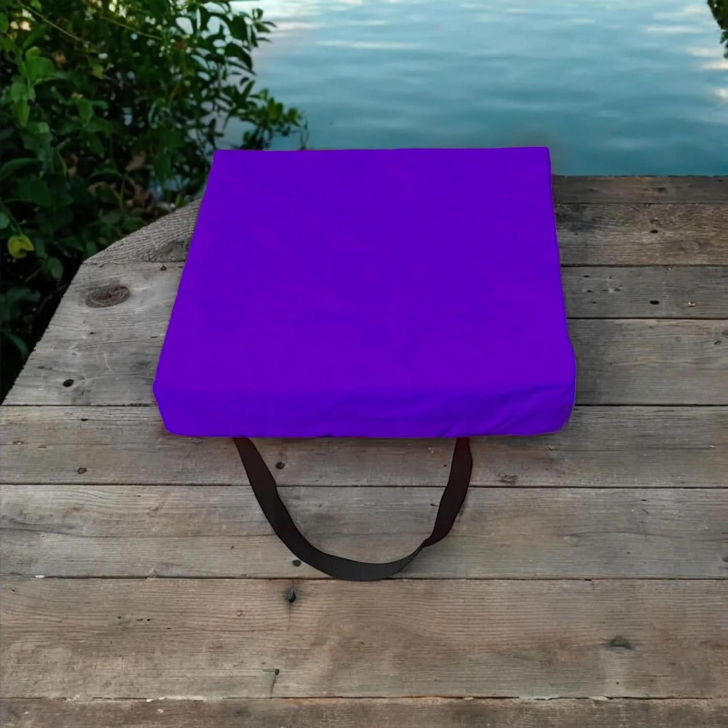 Bradley Type IV Boat Cushion USCG Approved Throwable Flotation Device; Coast Guard Approved Throw Preserver with Foam Cushion; throwable Boat seat Safety Device