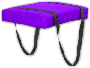 Bradley Type IV Boat Cushion USCG Approved Throwable Flotation Device; Coast Guard Approved Throw Preserver with Foam Cushion; throwable Boat seat Safety Device