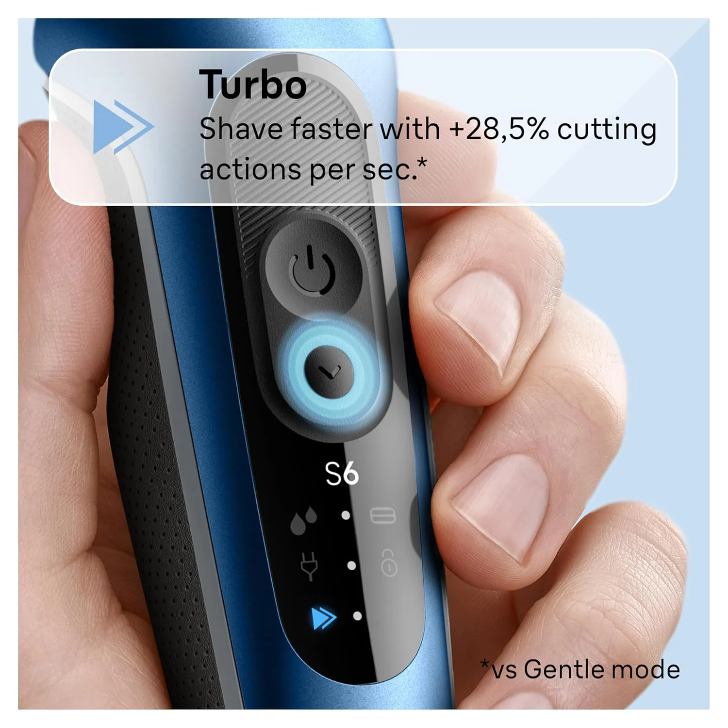 Braun Electric Shaver for Men, Series 6 6172cc, Wet & Dry Shave, Shaving Kit with SmartCare Center and Precision Trimmer