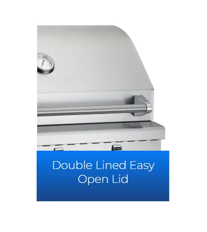 Broilmaster B-Series Built-In 32" Stainless Natural Gas Griddle Head - BSB322GN