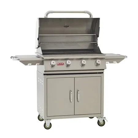 Bull | Outlaw Grill on Cart with Cast Iron Porcelain Coated Burners