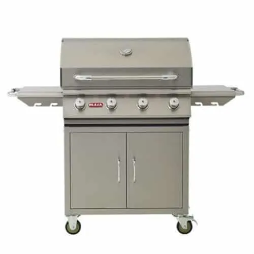 Bull | Outlaw Grill on Cart with Cast Iron Porcelain Coated Burners