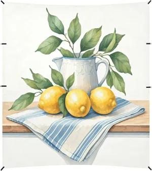 Burbuja Lemon Teapot Beach Canopy Windproof Beach Tent Sun Shade with 4 Sandbags & Sand Shovel, Portable Sun Shelter for Family Camping Picnic