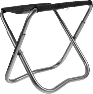 Cabilock Stable Design Folding Stool Heavy Duty Portable Aluminum Bench Camping Stool for Adults Versatile Folding Bench