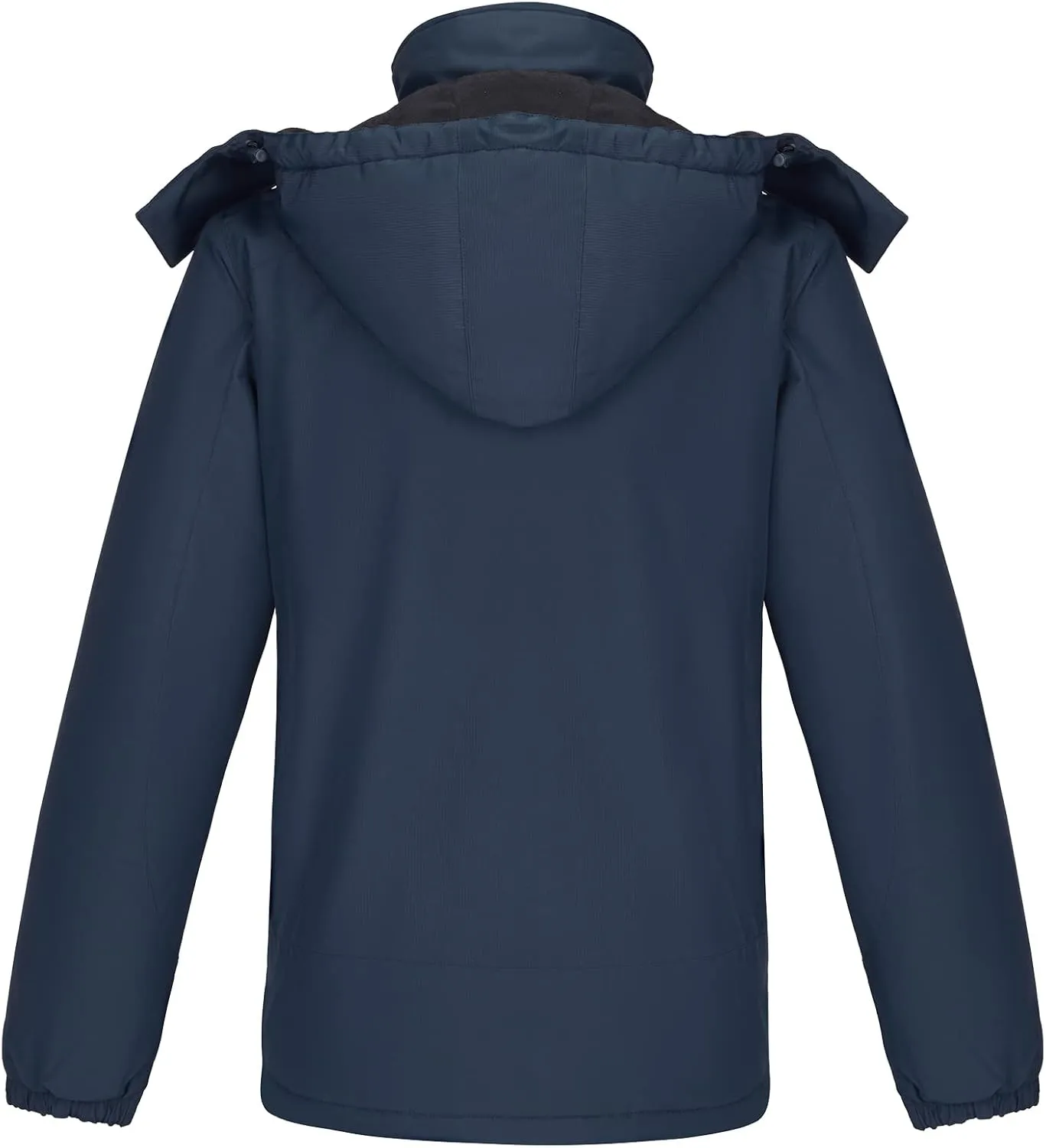 CAMEL CROWN Men's Mountain Waterproof Ski Jackets Warm Winter Snow Coat with Detachable Hood Windproof Rain Jacket