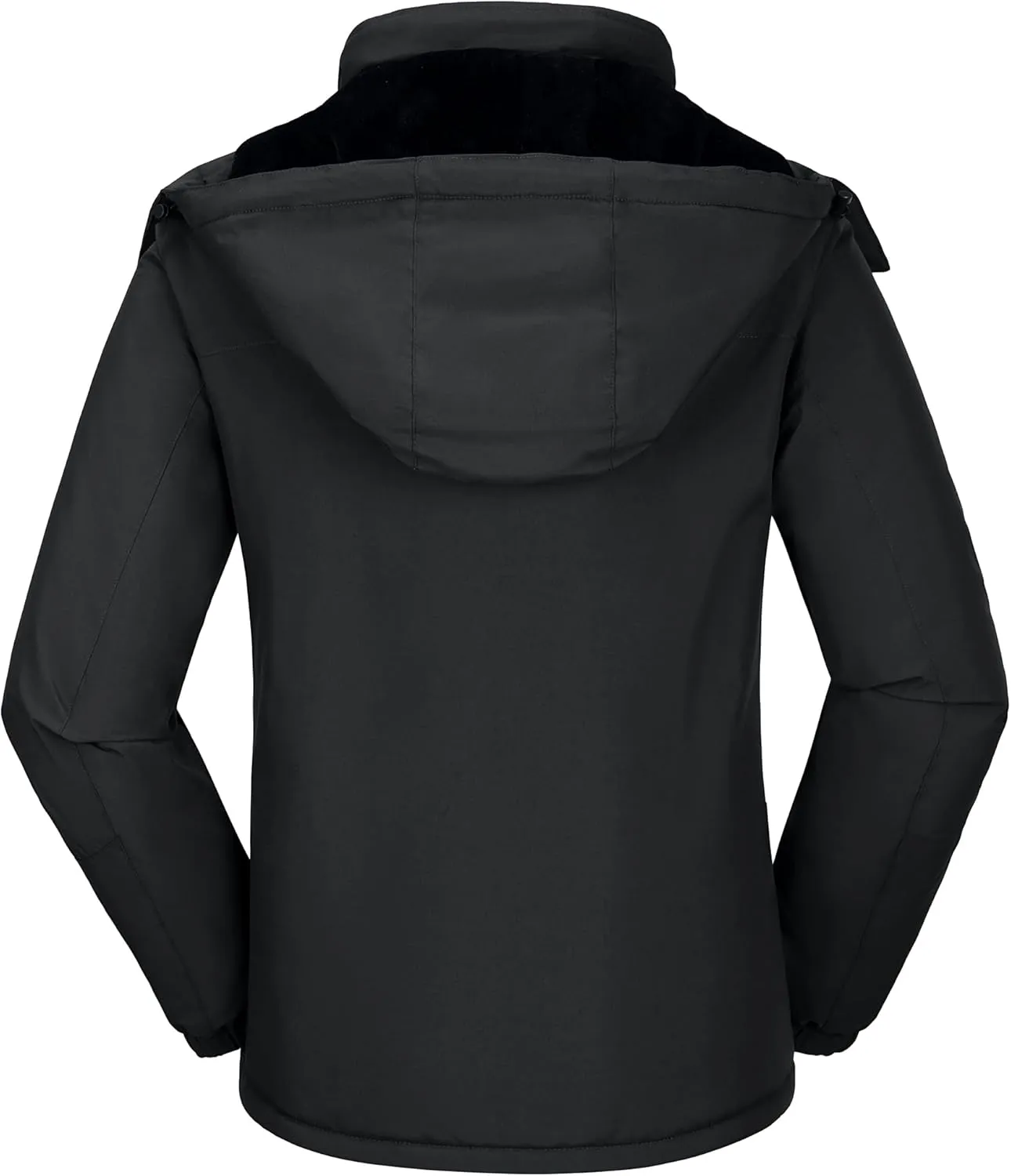 CAMELSPORTS Women's Waterproof Snow Ski Jakcet Fleece Warm Winter Coat Hooded Windproof Insulated Snowboarding Jacket
