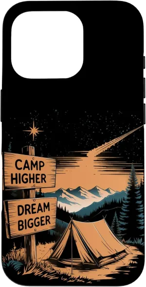 Camp Higher Dream Bigger Alpine Camping Case for iPhone 16 Pro