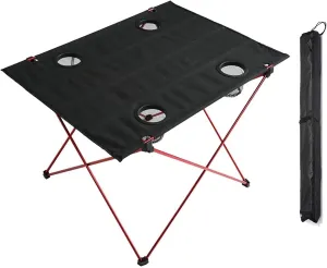 Camp Table Picnic Camping Table Folding Beach Portable Fishing Tables Outdoor Backpacking Lightweight Roll-Up Desk Garden Furniture