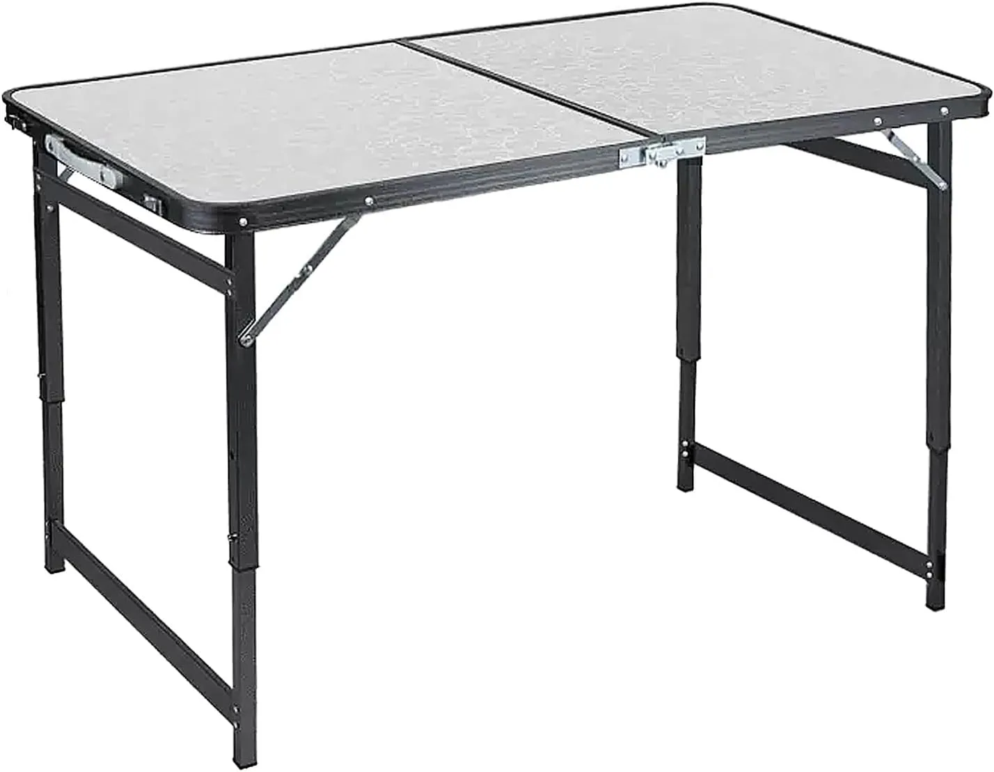 Camp Tables Portable Foldable, Aluminum Dining Table, Adjustable Height, Foldable Table and Chairs for Camping, Picnic, BBQ (Color : D)