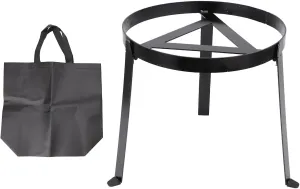 Campfire Tripod, Camping Tripod for Cooking, Folding Campfire Tripod Grill - Ideal Campfire Stand for BBQ, Picnics, Hiking, and Outdoor Cooking Enthusiasts