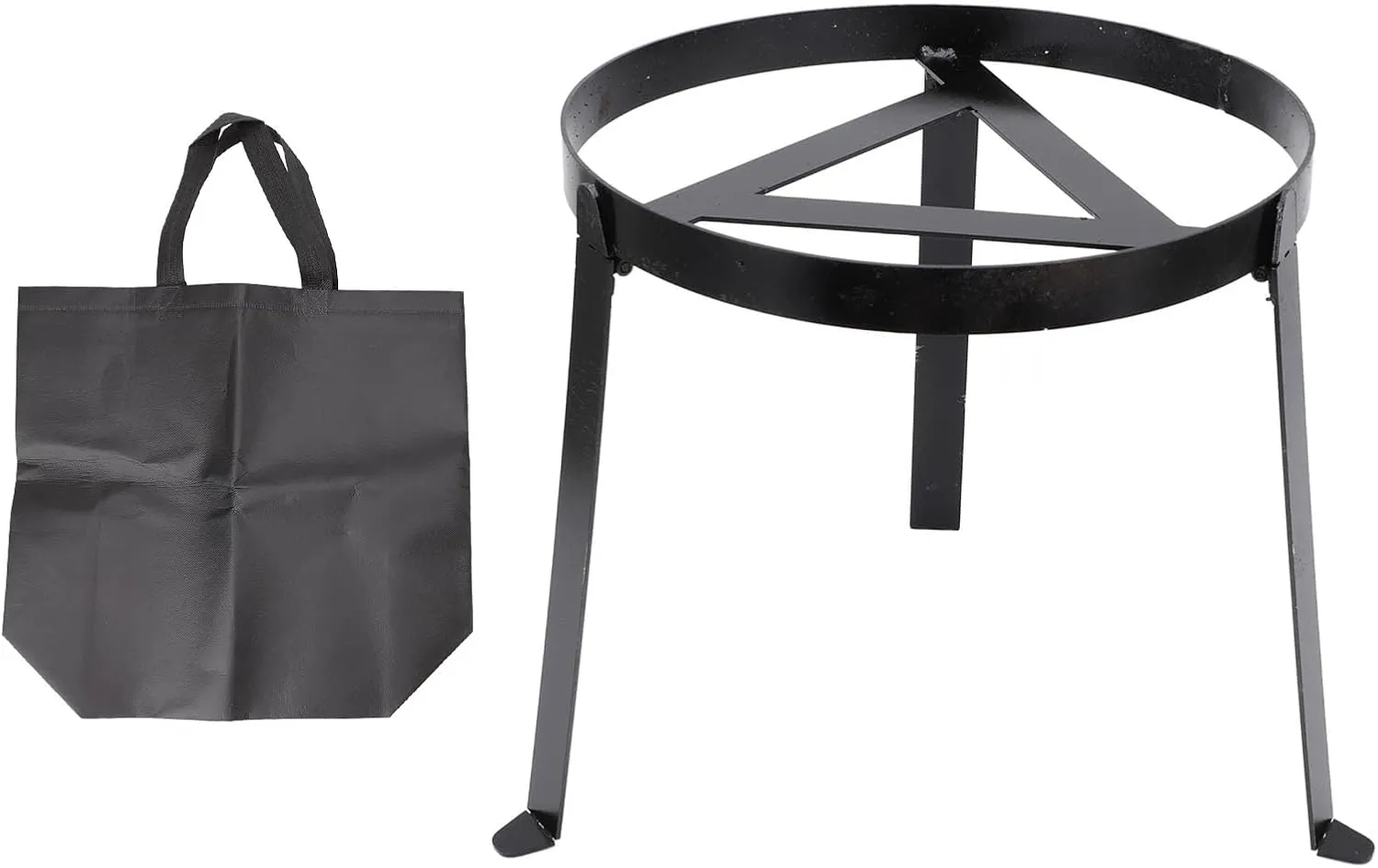 Campfire Tripod, Camping Tripod for Cooking, Folding Campfire Tripod Grill - Ideal Campfire Stand for BBQ, Picnics, Hiking, and Outdoor Cooking Enthusiasts