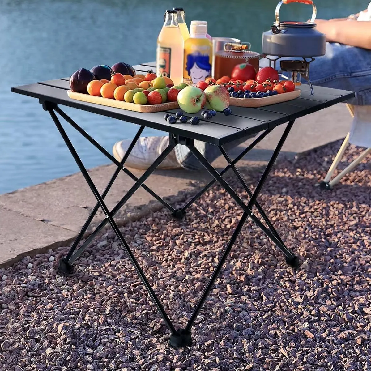 Camping Folding Table Picnic Outdoor Foldable Tables Aluminium Portable BBQ Desk