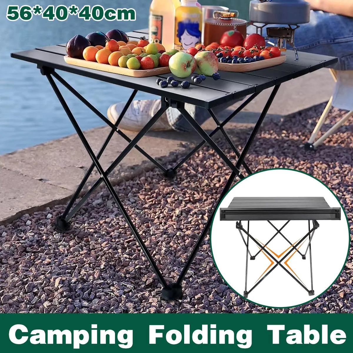 Camping Folding Table Picnic Outdoor Foldable Tables Aluminium Portable BBQ Desk