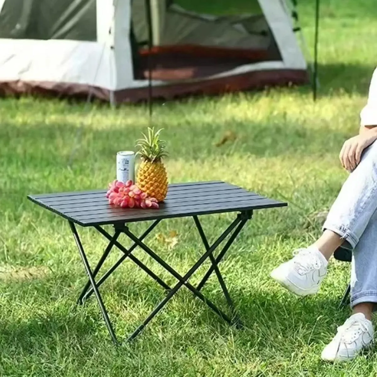 Camping Folding Table Picnic Outdoor Foldable Tables Aluminium Portable BBQ Desk