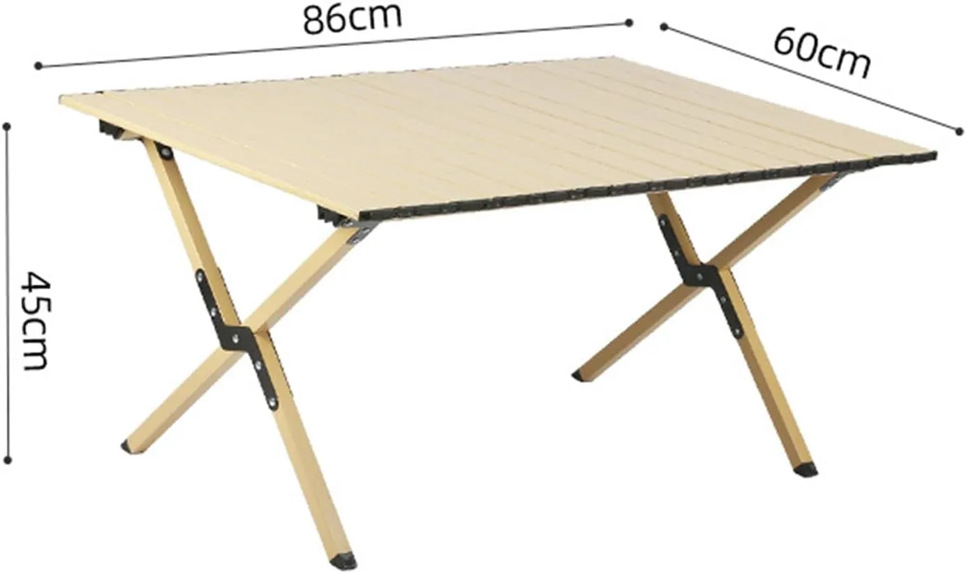 Camping Folding Table Portable with Storage Bag Outdoor Desk Foldable Picnic Table for Balcony, Fishing Barbecue Hiking