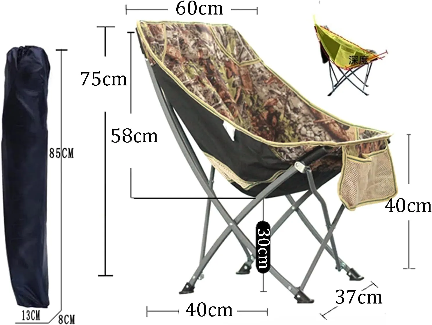 Camping Table Chairs Aluminum Alloy Folding Table and Chair Set, The Roll-up Desktop is Convenient to Carry and Store, Multifunctional Camping Picnic Table (Color : 4 in 1)