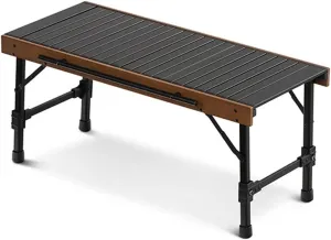Camping Table, Portable Camping Folding Table with Carry Bag for Outdoor, Hiking, Backpacking, Picnic, BBQ, Travel