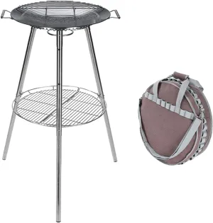 CAMPINGMOON 18 inches BBQ Griddle with Burner Stand Rack Skottle Grill Cooking System Kit GR-900 (Gas Burner not included)