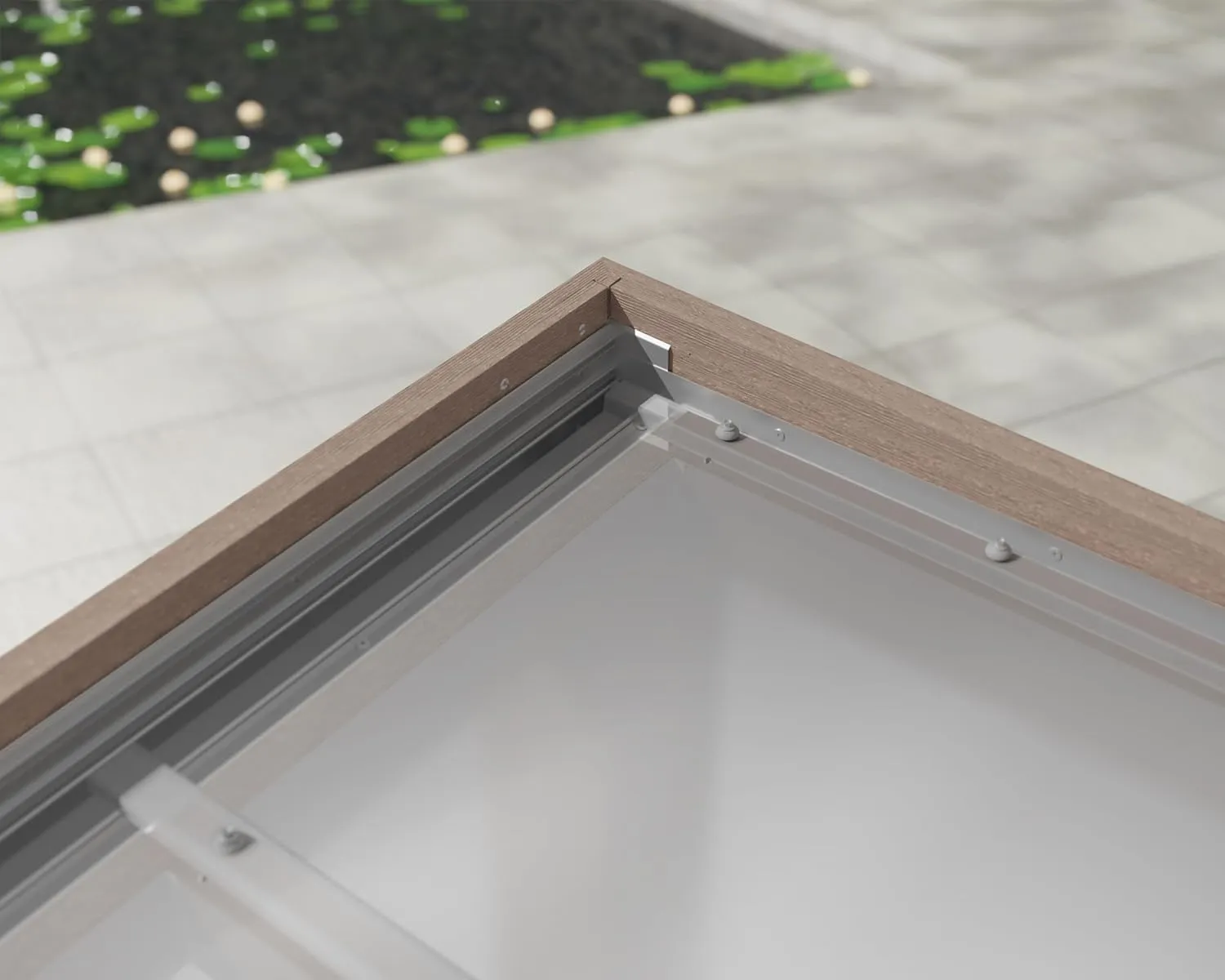 Canopia Helsinki Outdoor Patio Cover Sun Shades, 10' x 11', Brown/Light Gray, Outdoor Canopy with Heat Block Technology and Built-in Gutters, UV Protected, Protects from Rain, Snow, Sun