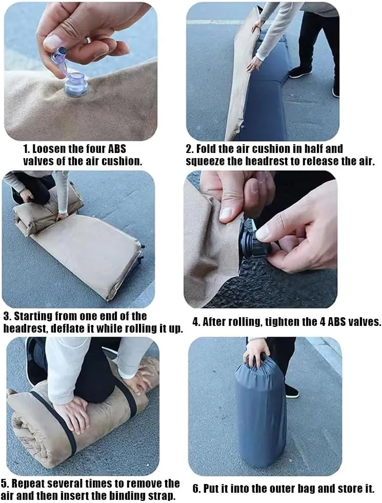Car Inflatable Air Mattress for Toyota Prius 2012-2024 Trunk Air Mattress Lightweight Comfortable Sleeping Air Bed Mattress Outdoor Camping Accessories,Grey