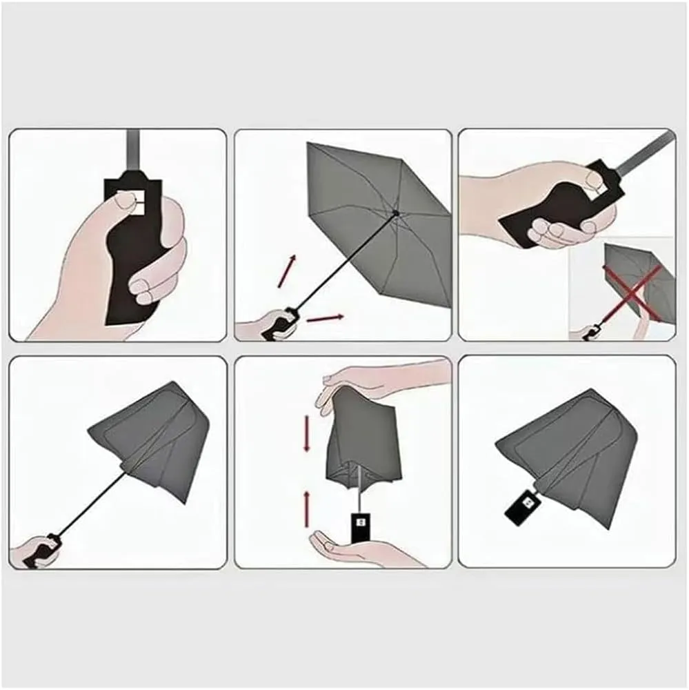 Car umbrella for Volvo XC-40 XC-60 XC-90,Compact Strong Windproof Umbrellas Portable Umbrella for Travel Fits Car
