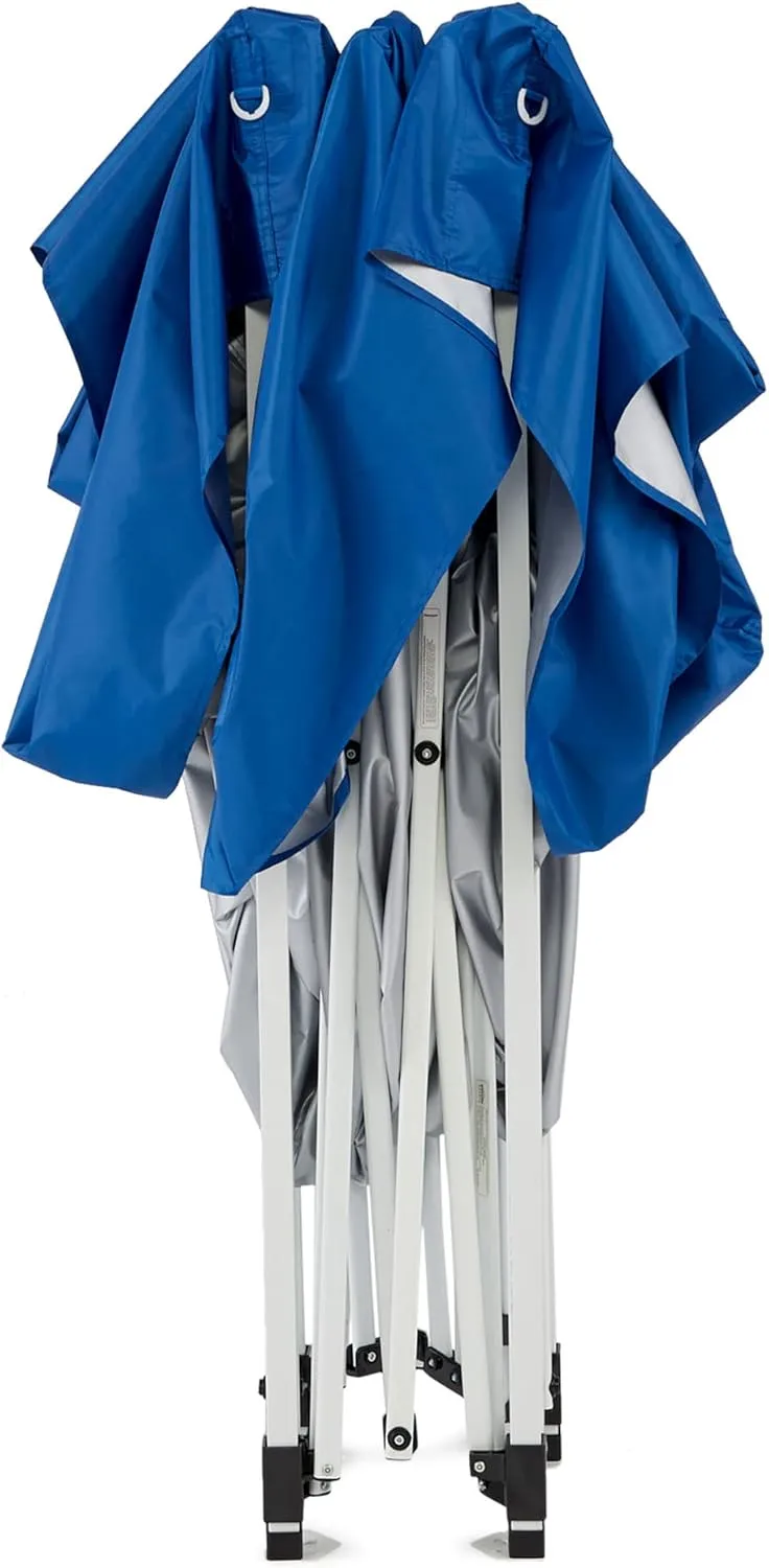 Caravan Canopy Sports 21007800020, 10'x10' Base 8'x8' top, Blue