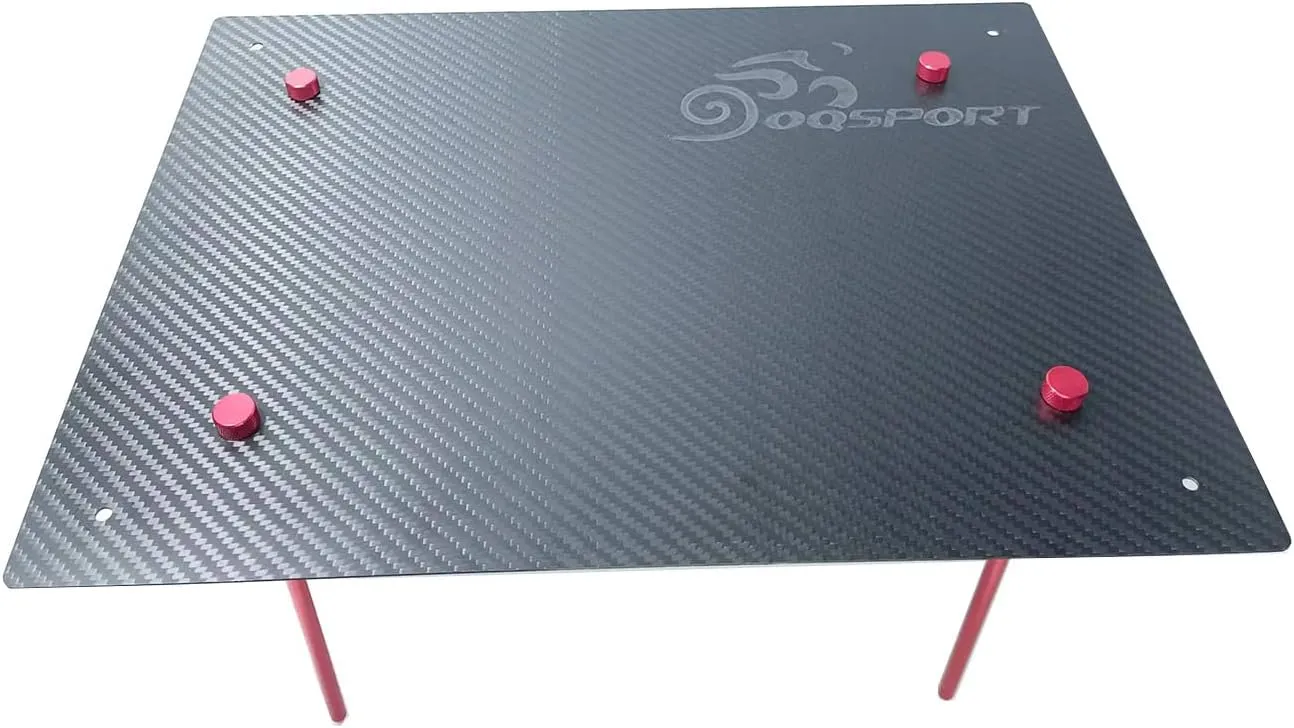 Carbon Fiber Outdoor Bracket Platform Aluminum Alloy Folding Table Multi-Function Portable Outdoor Camping Tableware BBQ Household Table