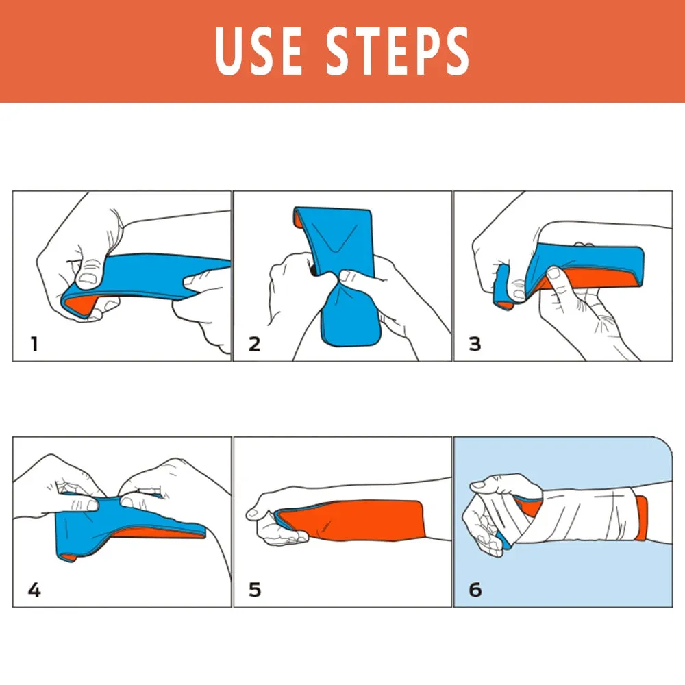 CARBOU Aluminum First Aid Splint Roll - Portable Aid