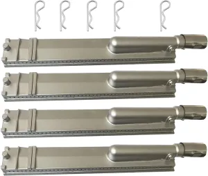 Cast Stainless Steel BBQ Grill Burner Replacement Parts for Bull Lion Grill Burner Replacement for Aussie Blaze Beafeater CHARBROIL NEXGRILL Thermos Turbo (CIT, 26102 23301 16516 44305)