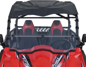 CFMOTO ZForce Windshield 500 / 800 / 1000 Full Folding | Does not fit Gen2 or 950  models | SCRATCH RESISTANT | True Full to Half windshield | Premium Poly w/ Hard Coat | Proudly Made in America!