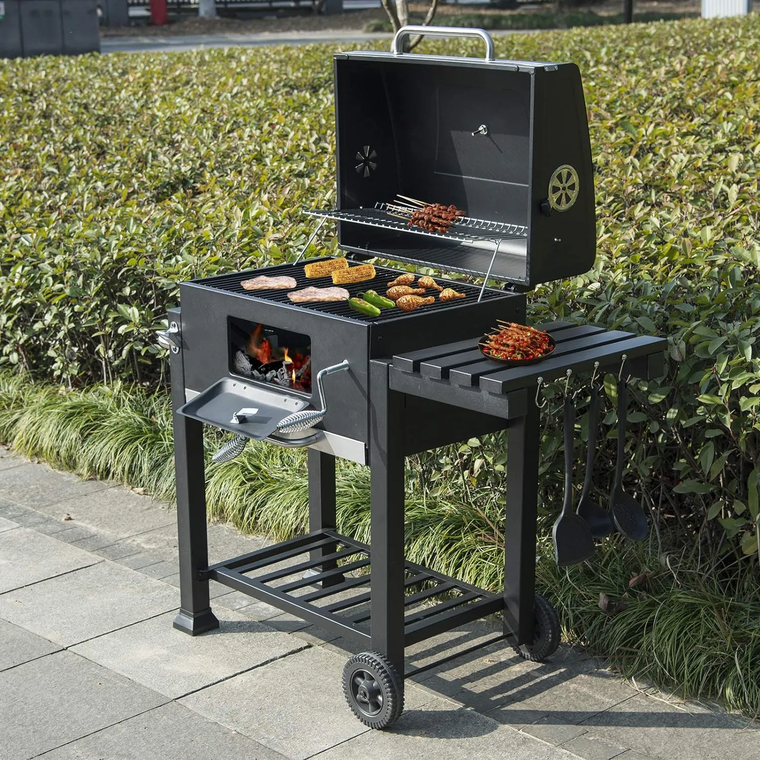 Charcoal BBQ Grill Barbeque