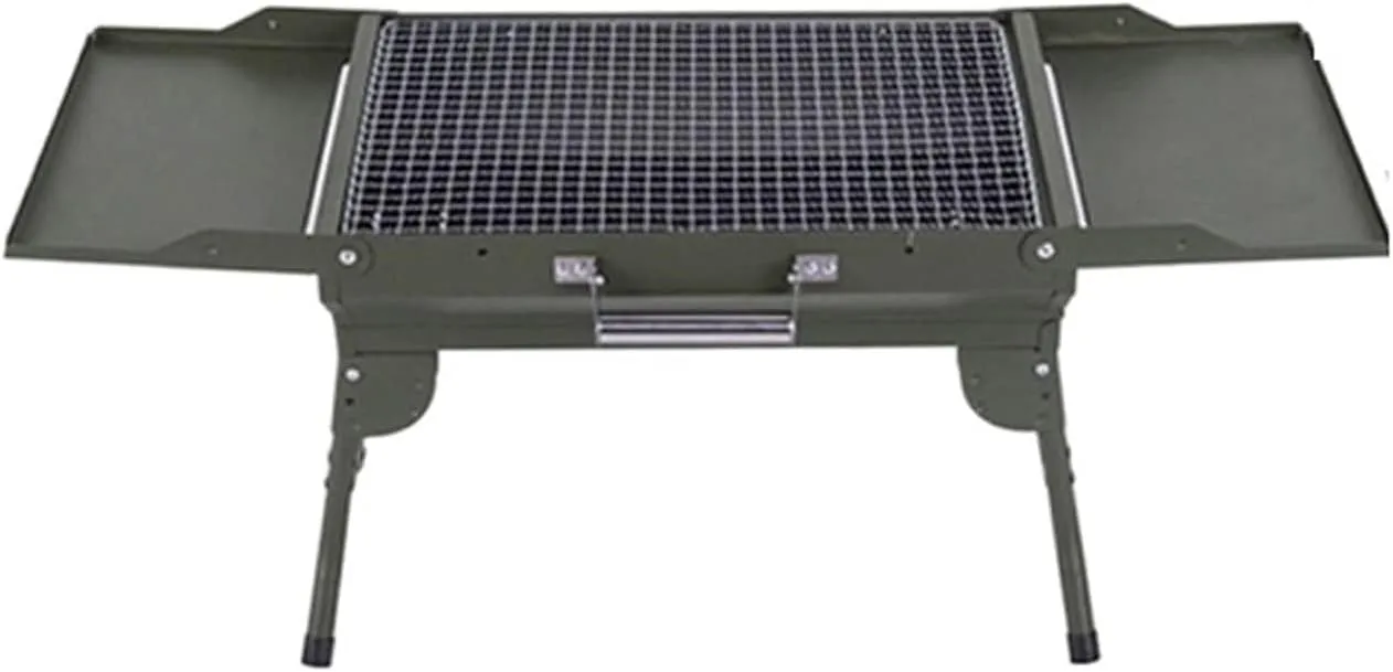 Charcoal Grills Large Portable Outdoor Barbecue Rack Camping Picnic Oven is Suitable for People BBQ Grill