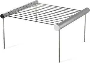 Charcoal Grills Portable Pocket Mini BBQ Grill Stainless Steel Detachable Barbecue Rack for Home Park Camping Outdoor Foldable Grilling Bracket