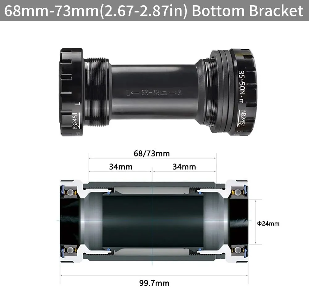 Children Mountain Bike Crankset 110/127/140/150/155/160MM Hollow Integrated Crank Arms 28/30/32/34/36T Single Speed Round Narrow Wide Chainring for Folding Bike 7-12Speed with BB Black
