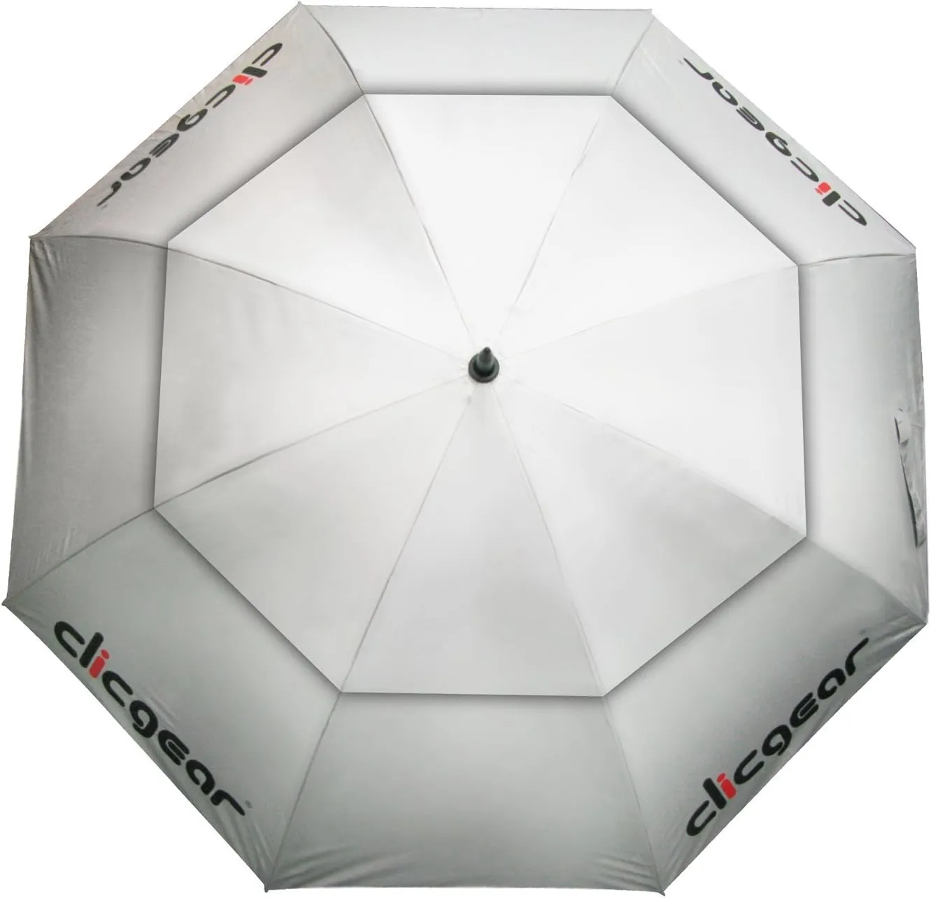Clicgear Double-Canopy 68” Wind Resistant Umbrella for Sun and Rain